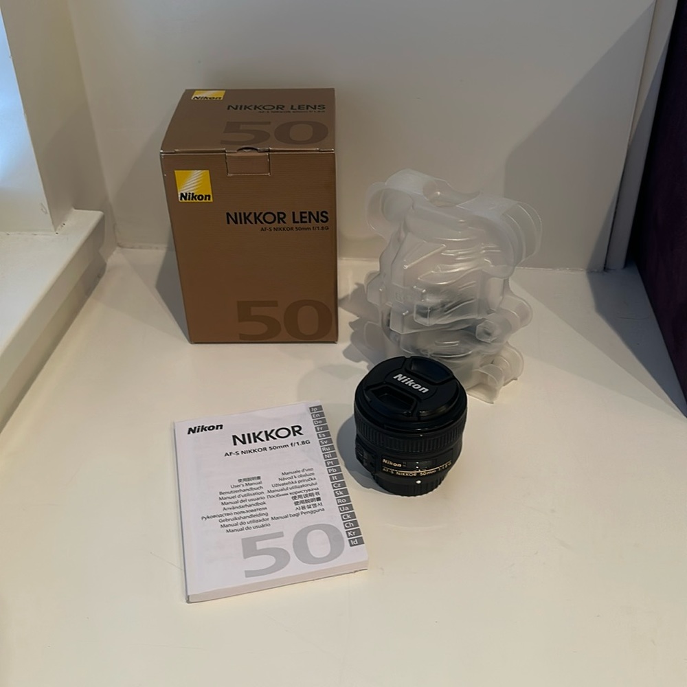 Nikon 50mm 1.8 Prime Lens Nikkor Lens